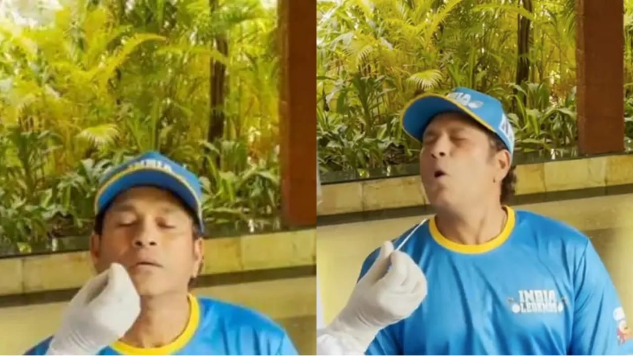 WATCH – Sachin Tendulkar pranks medical personnel during COVID test