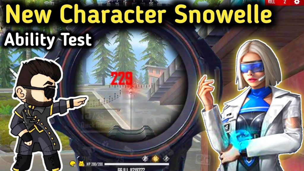 Snowelle Character in Free Fire