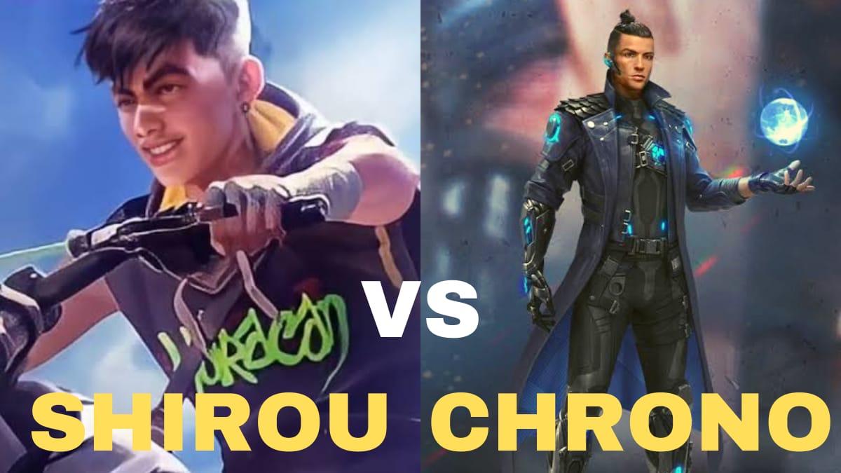 Chrono vs Shirou In FreeFire Who Is Best For Clash Squad Mode?