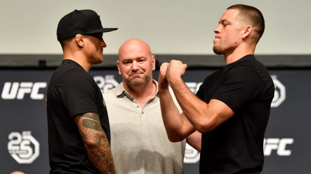 Dustin Poirier and Nate Diaz