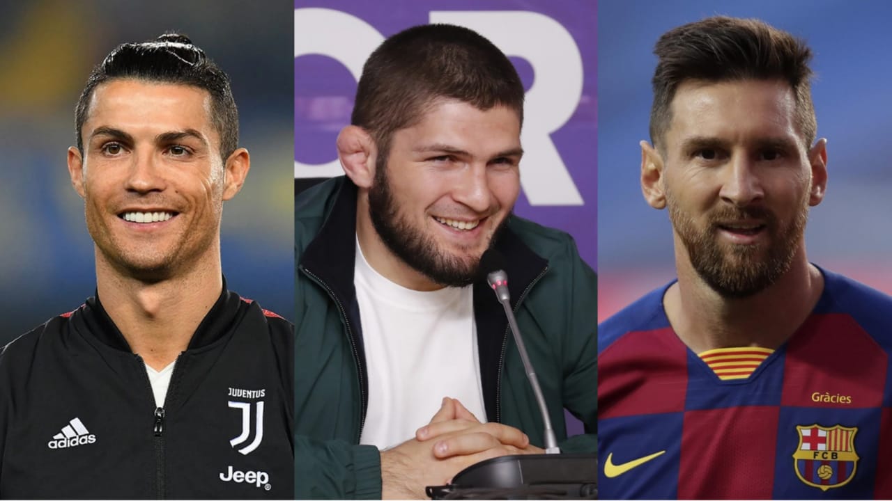 Khabib Nurmagomedov picks the better of the two between Cristiano Ronaldo and Lionel Messi!