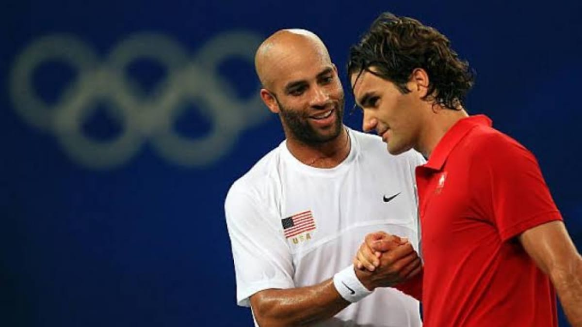 “I was still smiling because it was right before he absolutely thrashed me in the Shanghai Finals!” James Blake on Roger Federer