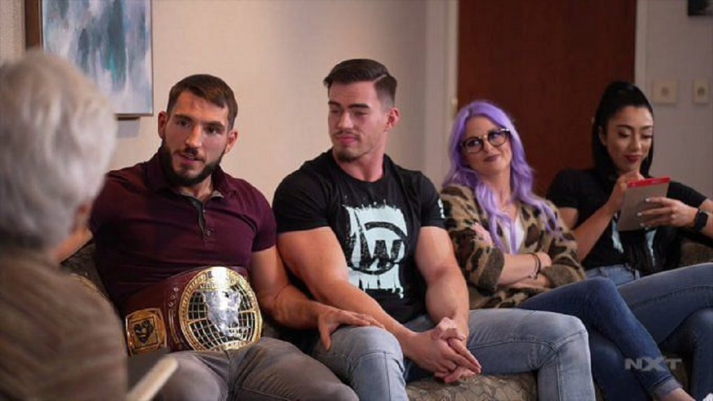 johnny gargano austin theory candice lerae indi hartwell