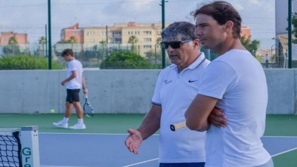 Rafael Nadal and Toni Nadal