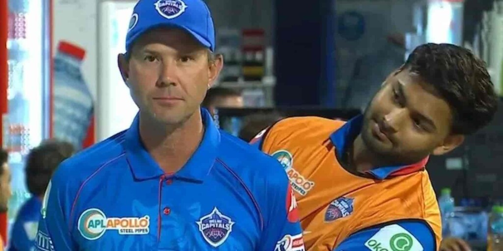 RIshabh Pant and Ricky Ponting Delhi Capitals