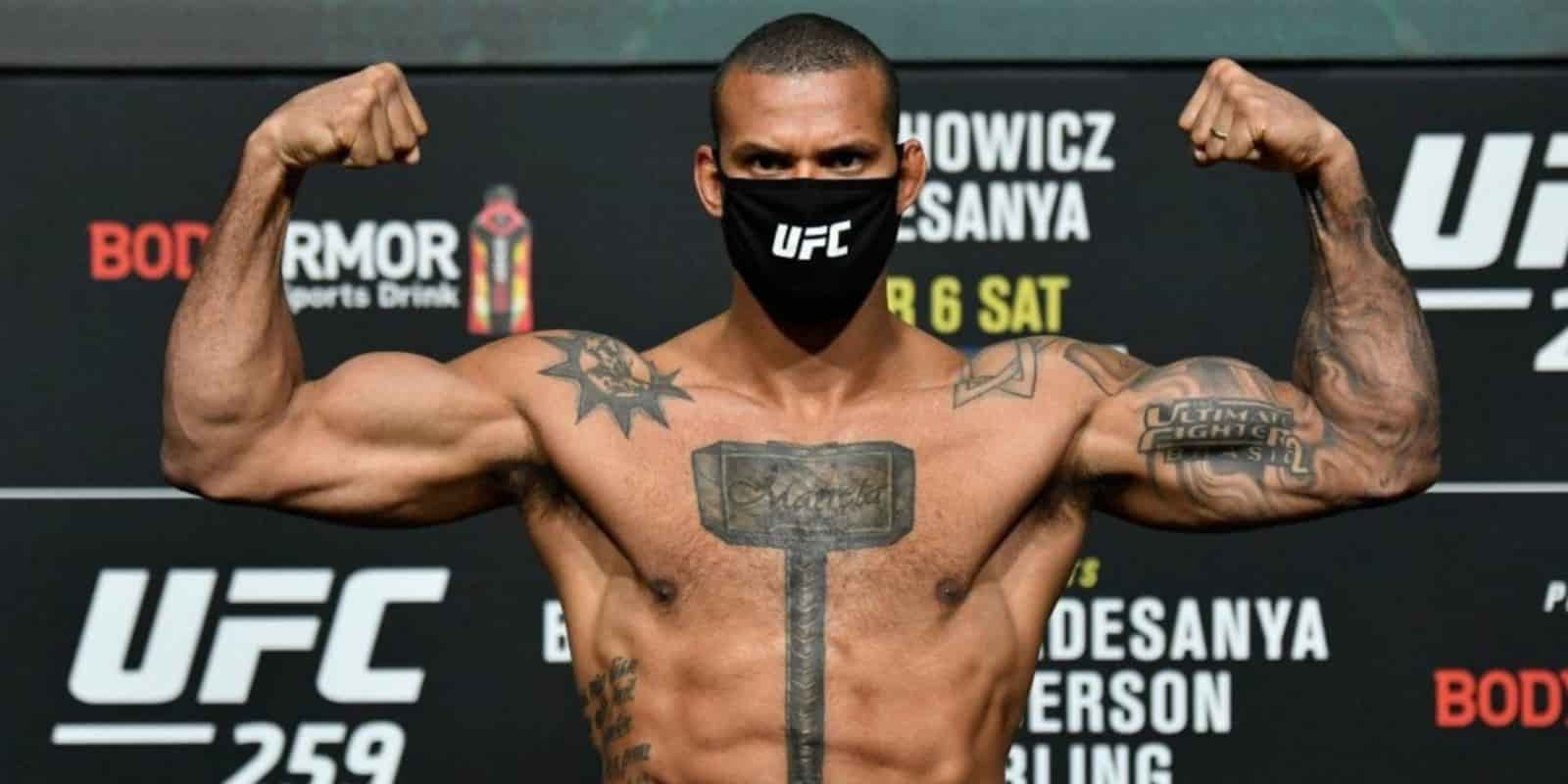 “I feel I’m going up and not down,” Thiago Santos is unfazed by his three-fight losing streak