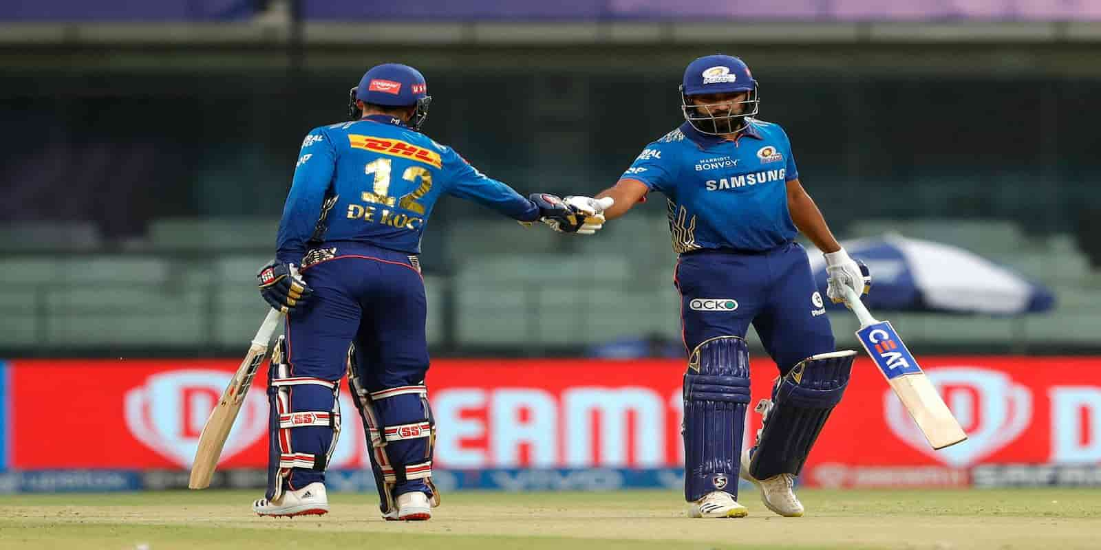 IPL 2021: “The Delhi pitch suited us” – Rohit Sharma and Quinton de Kock reflect on MI’s win over RR