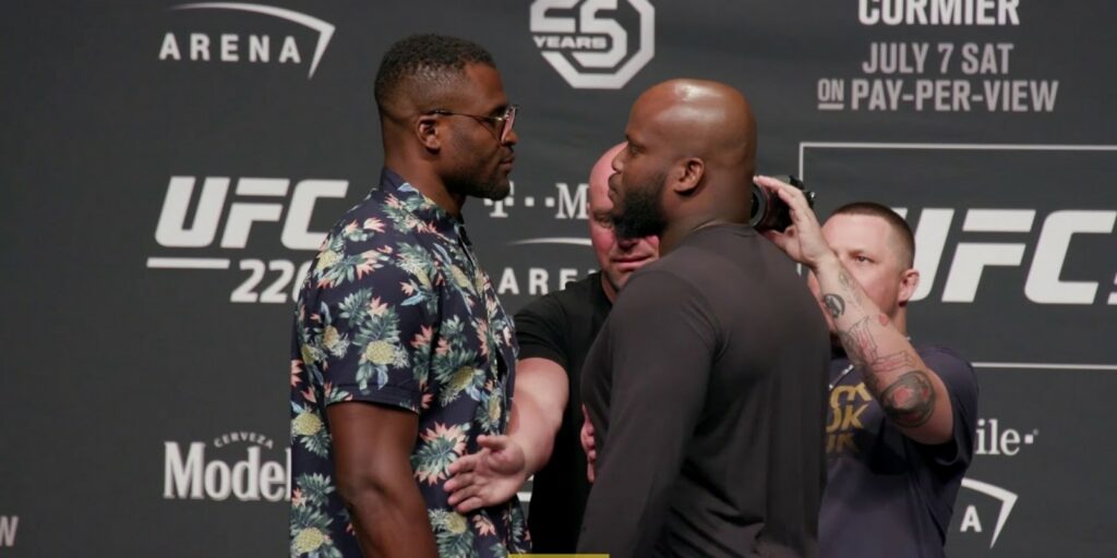 Francis Ngannou Derrick Lewis