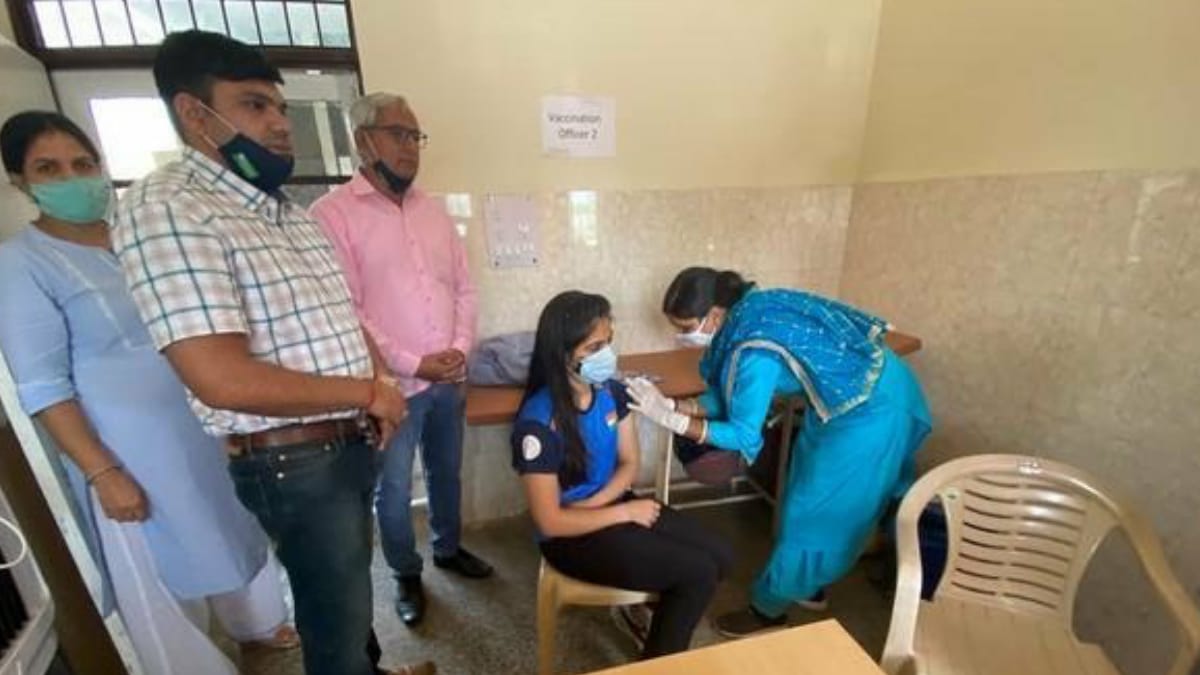 Manu Bhaker takes her first dose of COVID-19 vaccine ahead of Tokyo Olympics