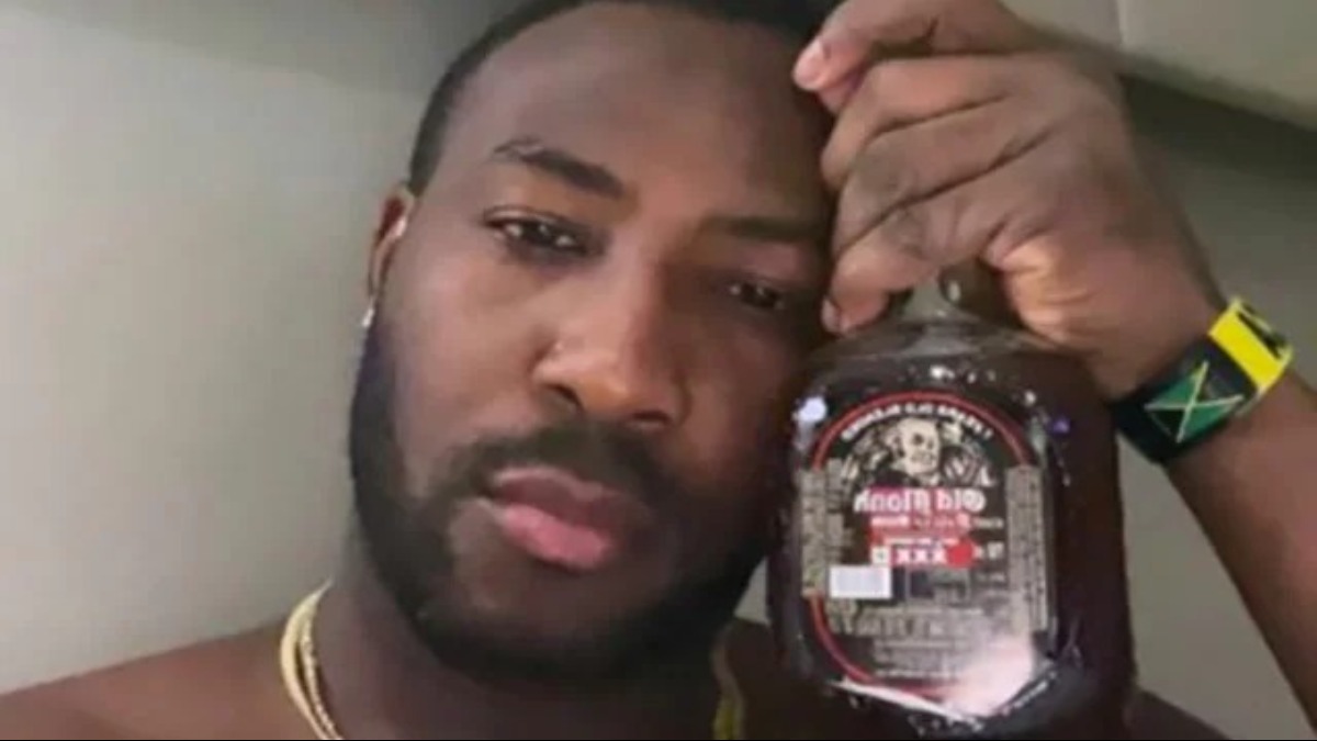 IPL 2021: Andre Russell’s ‘not ok’ picture with a bottle of alcohol goes viral