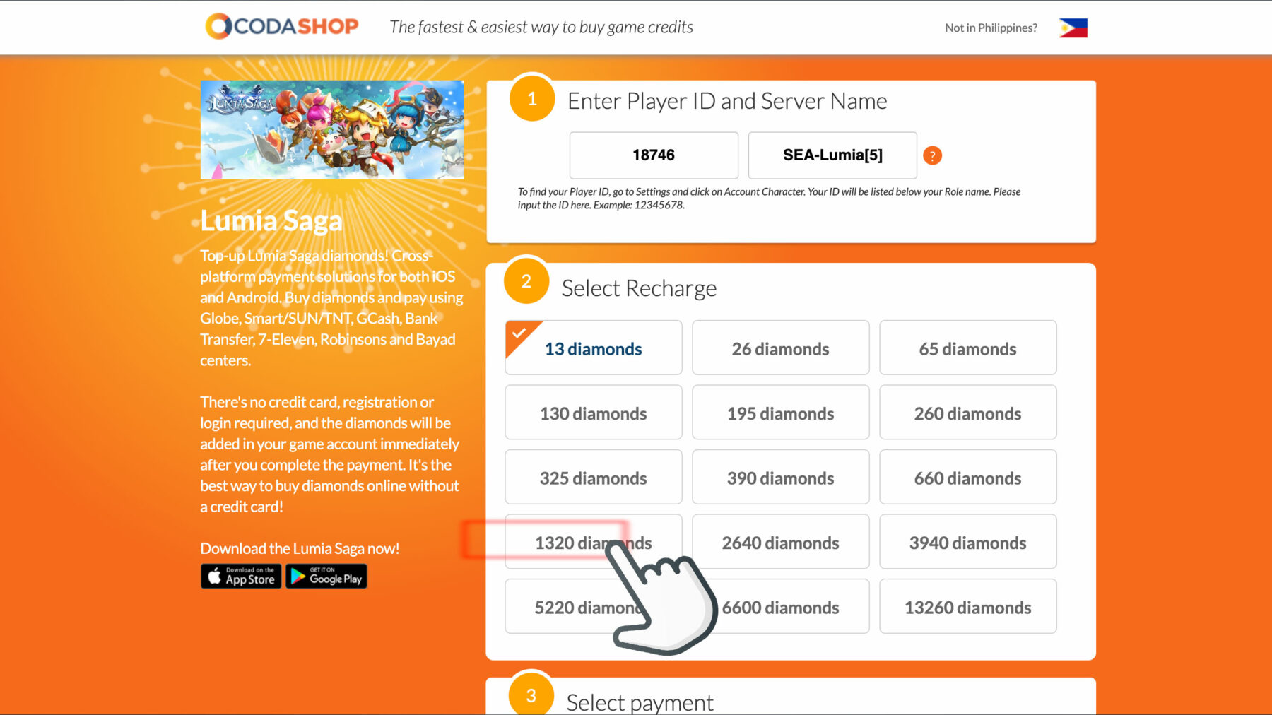 How to Top Up Diamonds Using Codashop? Step-by-Step Guide