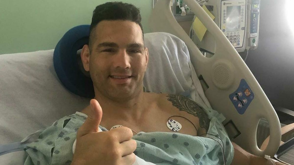 Chris Weidman’s wife provided an update on his injury