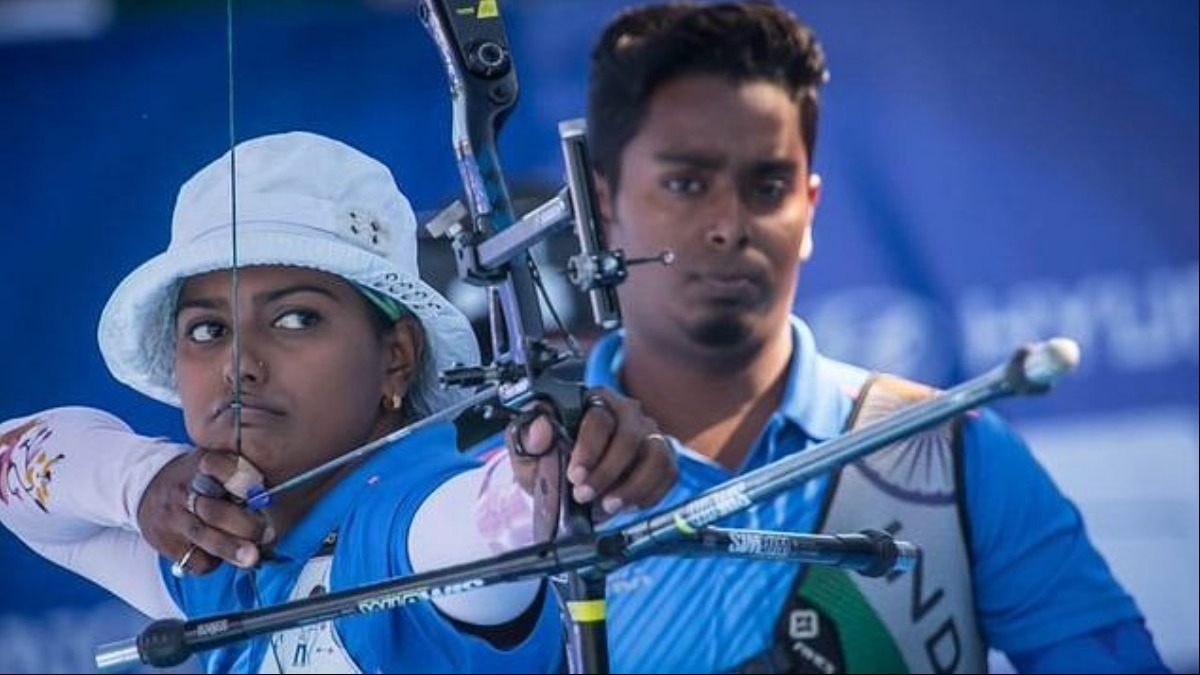 Atanu Das and Deepika Kumari win individual recurve gold medals at Archery World Cup