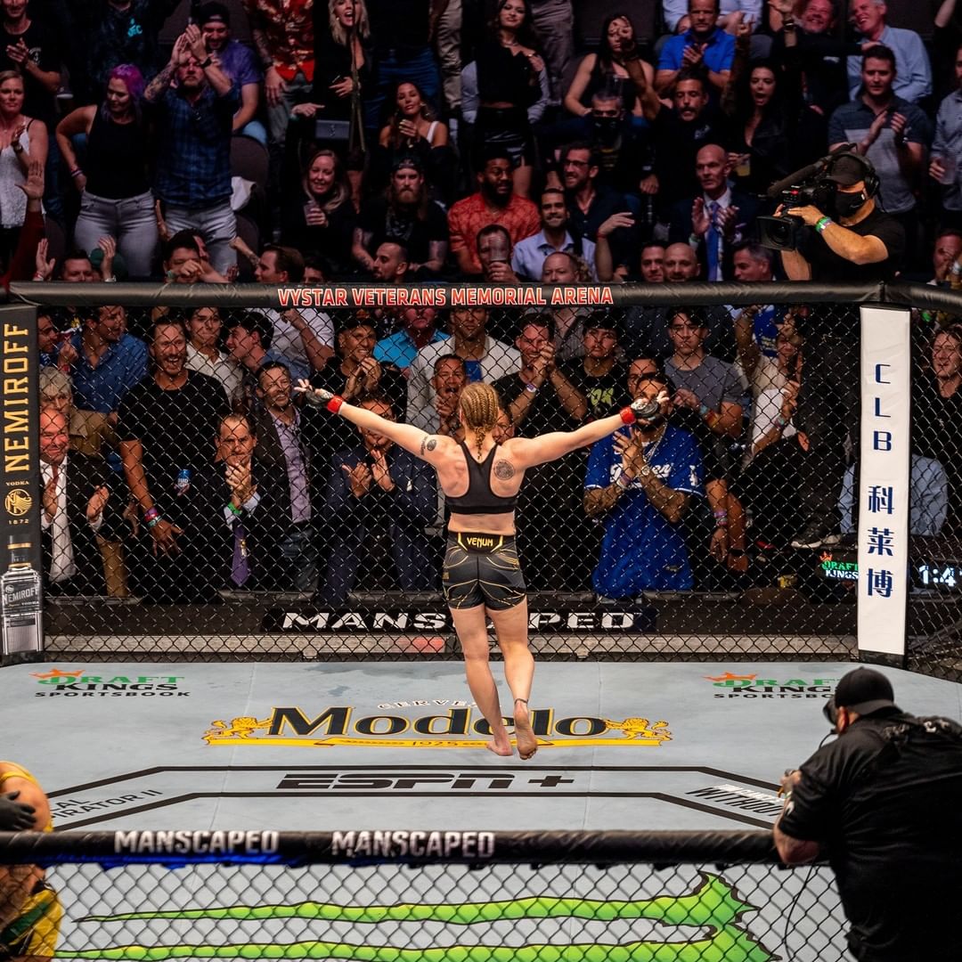 Gilbert Burns, Cynthia Calvillo, Robert Whittaker, Derrick Lewis, and others react to Valentina Shevchenko’s flawless victory