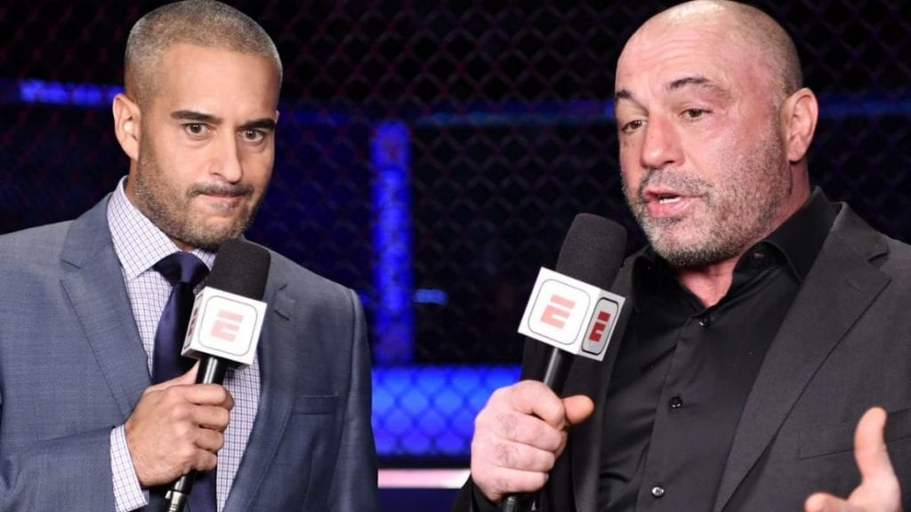 Jon Anik and Joe Rogan