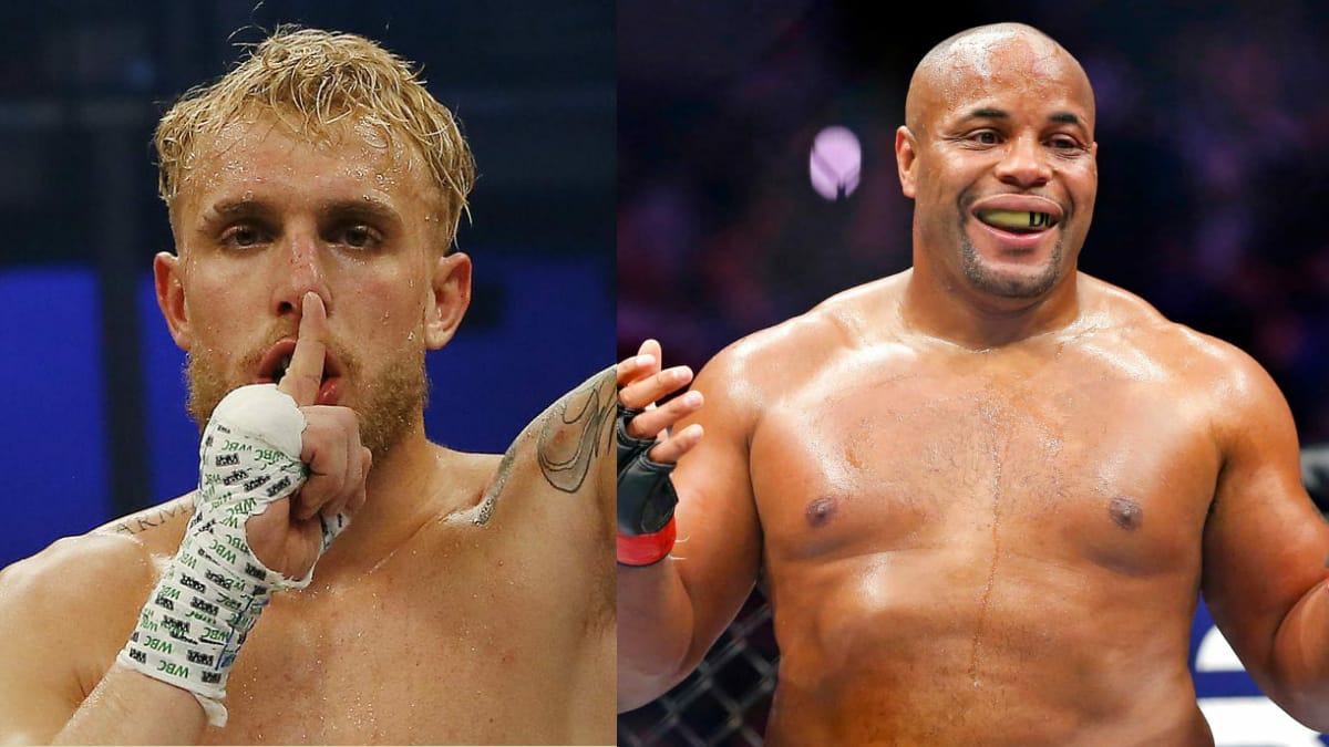 “I’ll beat the f**k out of your fat a*s too, just like Stipe did,” Jake Paul blasts Daniel Cormier