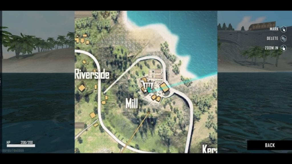 Waste landing spots in Free fire