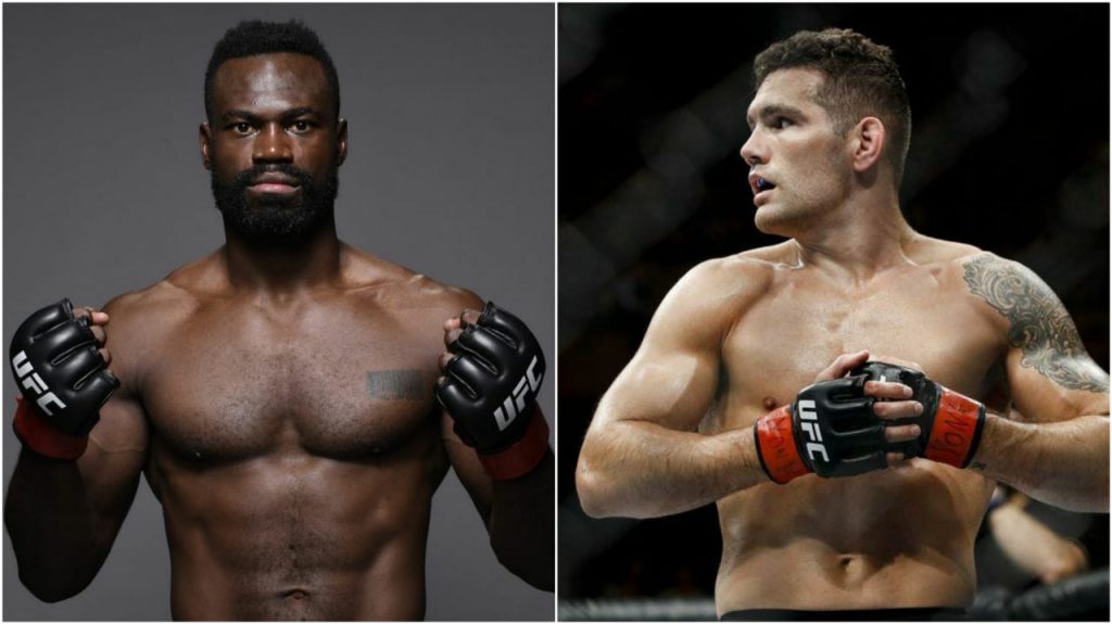 Chris Weidman and Uriah Hall