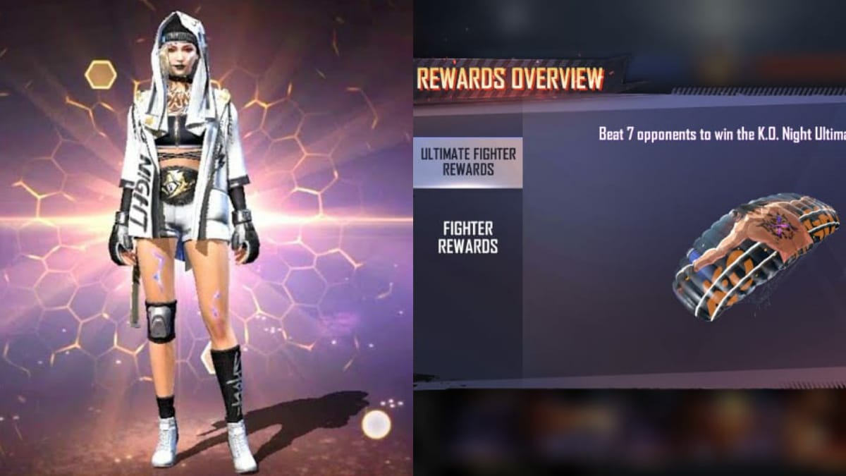 Free Fire: How to obtain a KO Night Shock outfit and free parachute skin