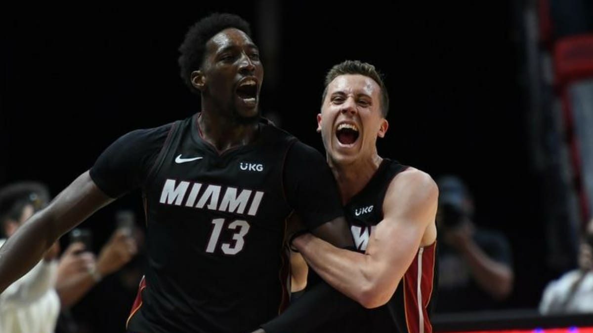 Duncan Robinson scripts history after 27-point game-winning explosion vs Hawks in Game 1 