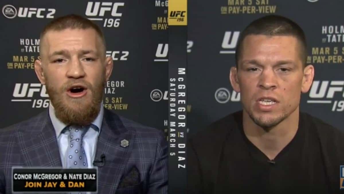 Conor McGregor accuse Nate Diaz of using steroids – Diaz and McGregor on war again