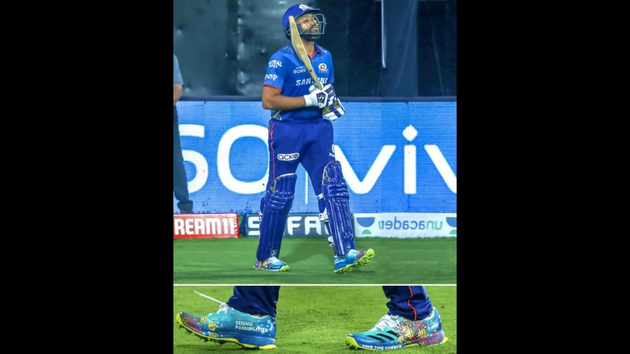 IPL 2021: “Our reefs are the heart and souls of our oceans” – Rohit Sharma wears ‘Save the Corals’ shoes in MI’s win over SRH