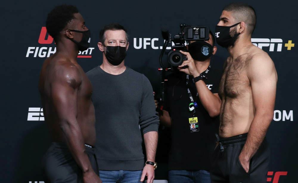 UFC Vegas 24: Jacob Malkoun def Abdul Razak Alhassan via unanimous decision