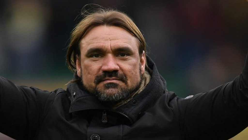 Norwich City's manager Daniel Farke