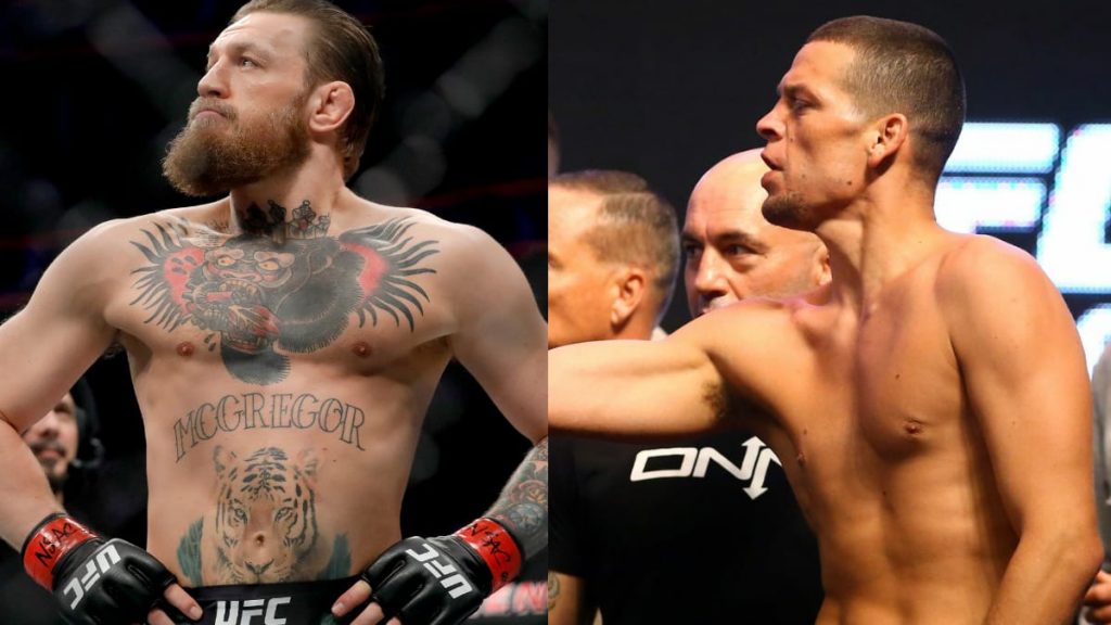 Conor McGregor and Nate Diaz