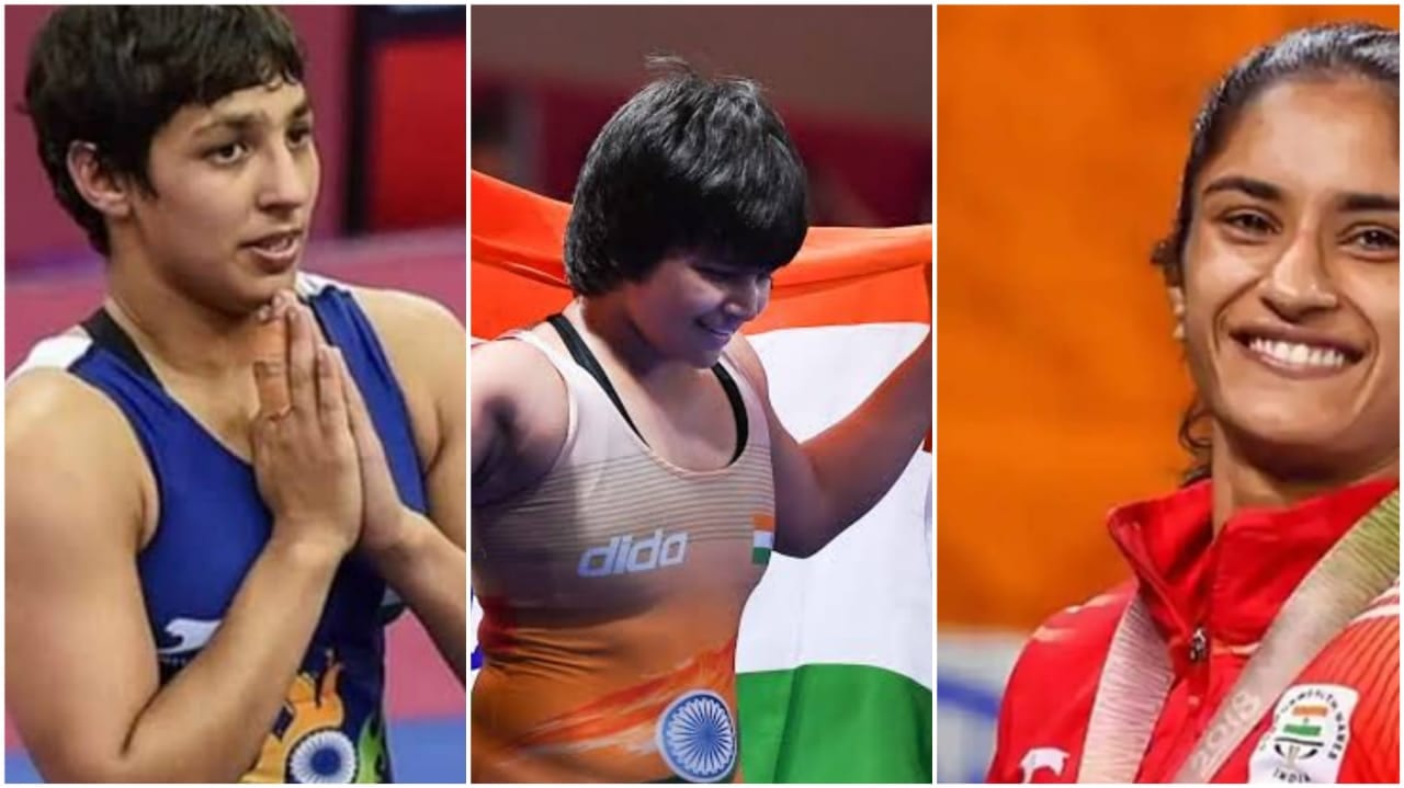 Vinesh Phogat, Anshu Malik and Divya Kakran clinch gold at the Asian Wrestling Championship