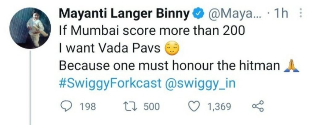 Mayanti Langer tweet