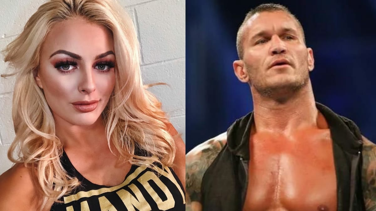 Randy Orton trolls Mandy Rose during his Wrestlemania entrance; Rose responds