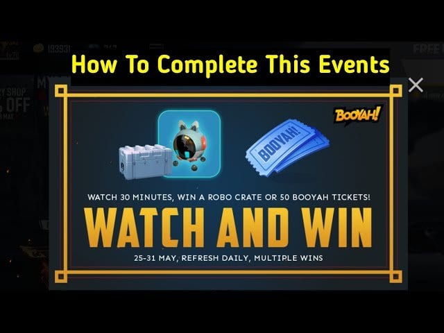 Free Fire Watch to Win Event: New Rewards Here