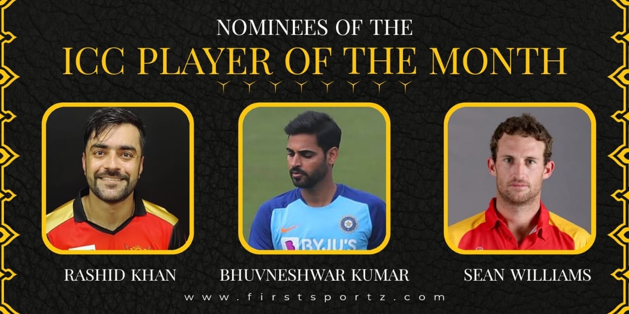 Nominees for The ICC Player of the Month – March Announced