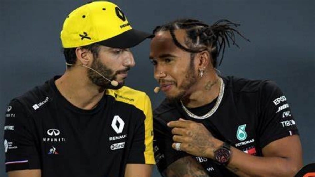 “He’s expected to win all the time”: Daniel Ricciardo credits Lewis Hamilton for being able to fulfil expectations