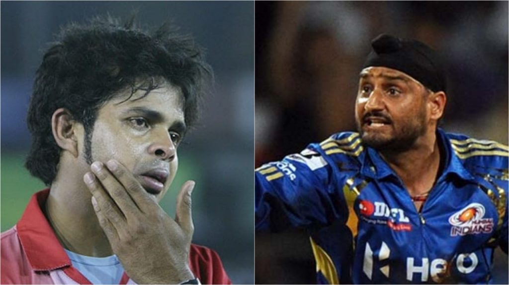 S Sreesanth and Harbhajan Singh