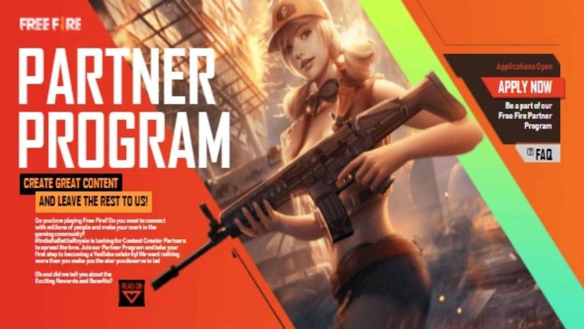 Free Fire Partner Program: Application Process, How to join, benefits and more