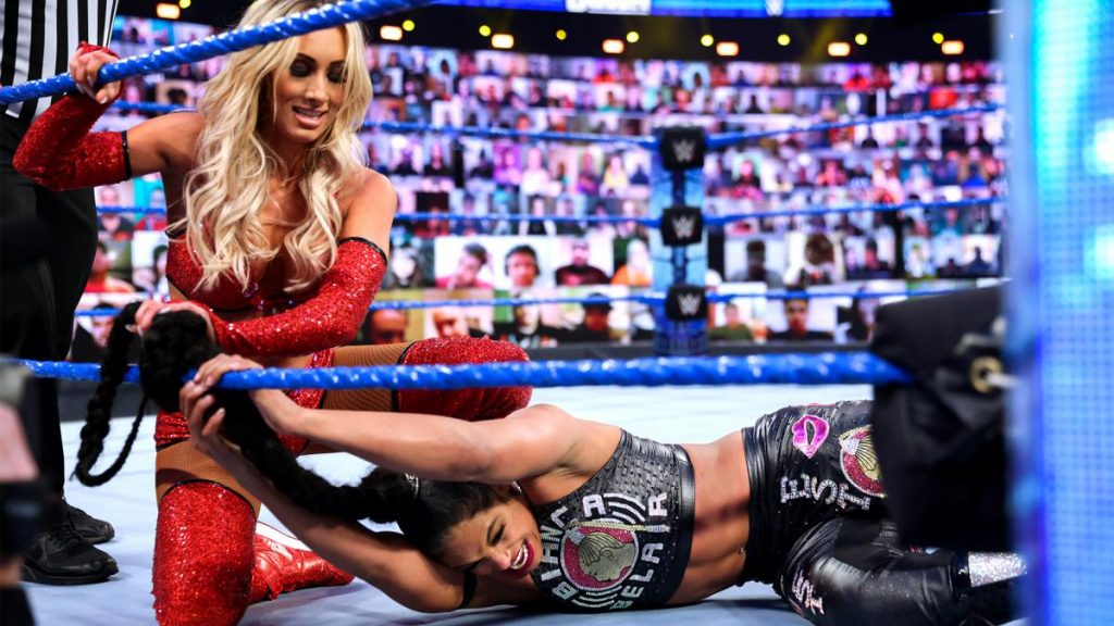 wwe smackdown results bianca carmella