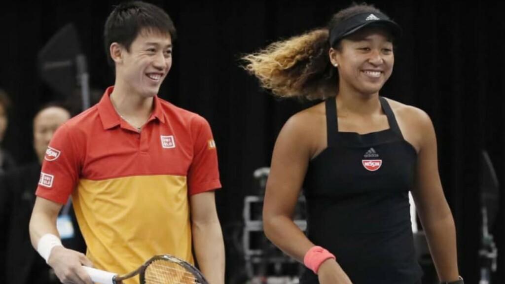 Kei Nishikori and Naomi Osaka