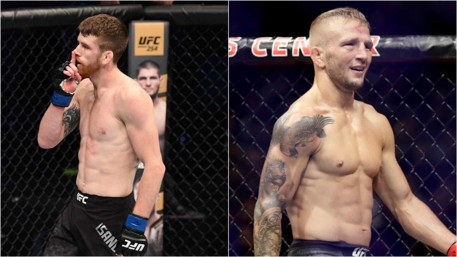 Cory Sandhagen’s teammate accused TJ Dillashaw of spying on Sandhagen’s training camp