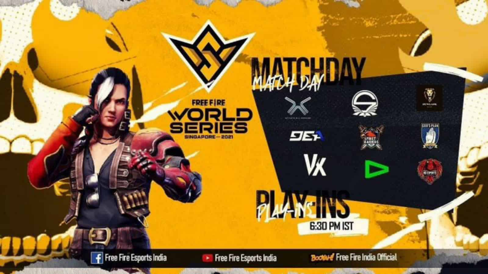 First Raiders wins Free Fire World Series 2021 Singapore Play-Ins