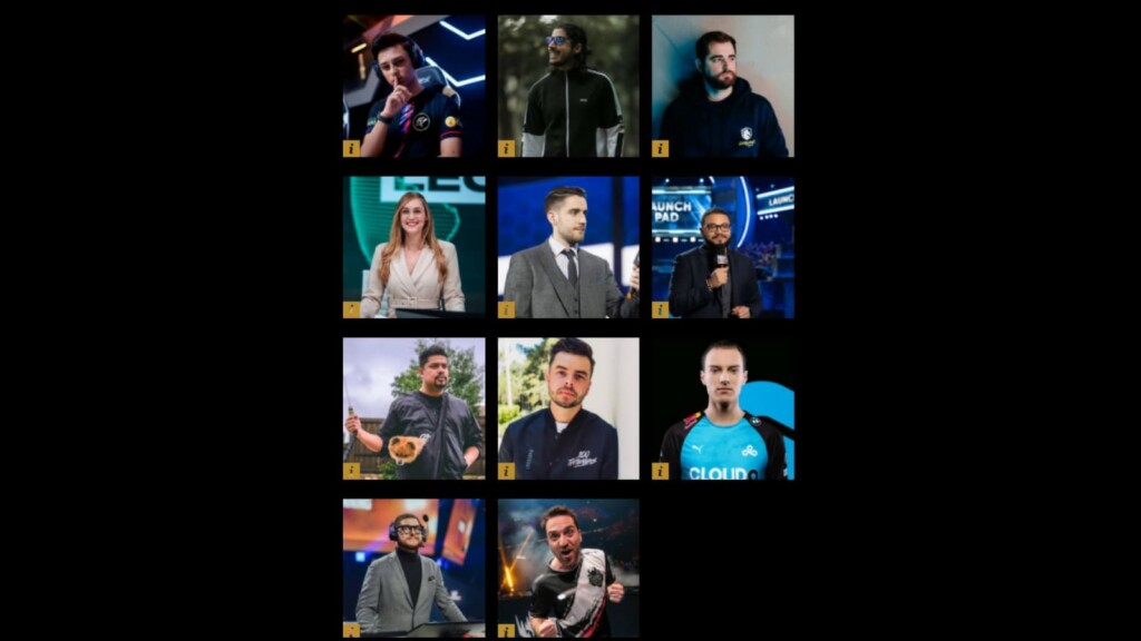 Esports Personality of the Year - Esports Awards 2021 All nominees