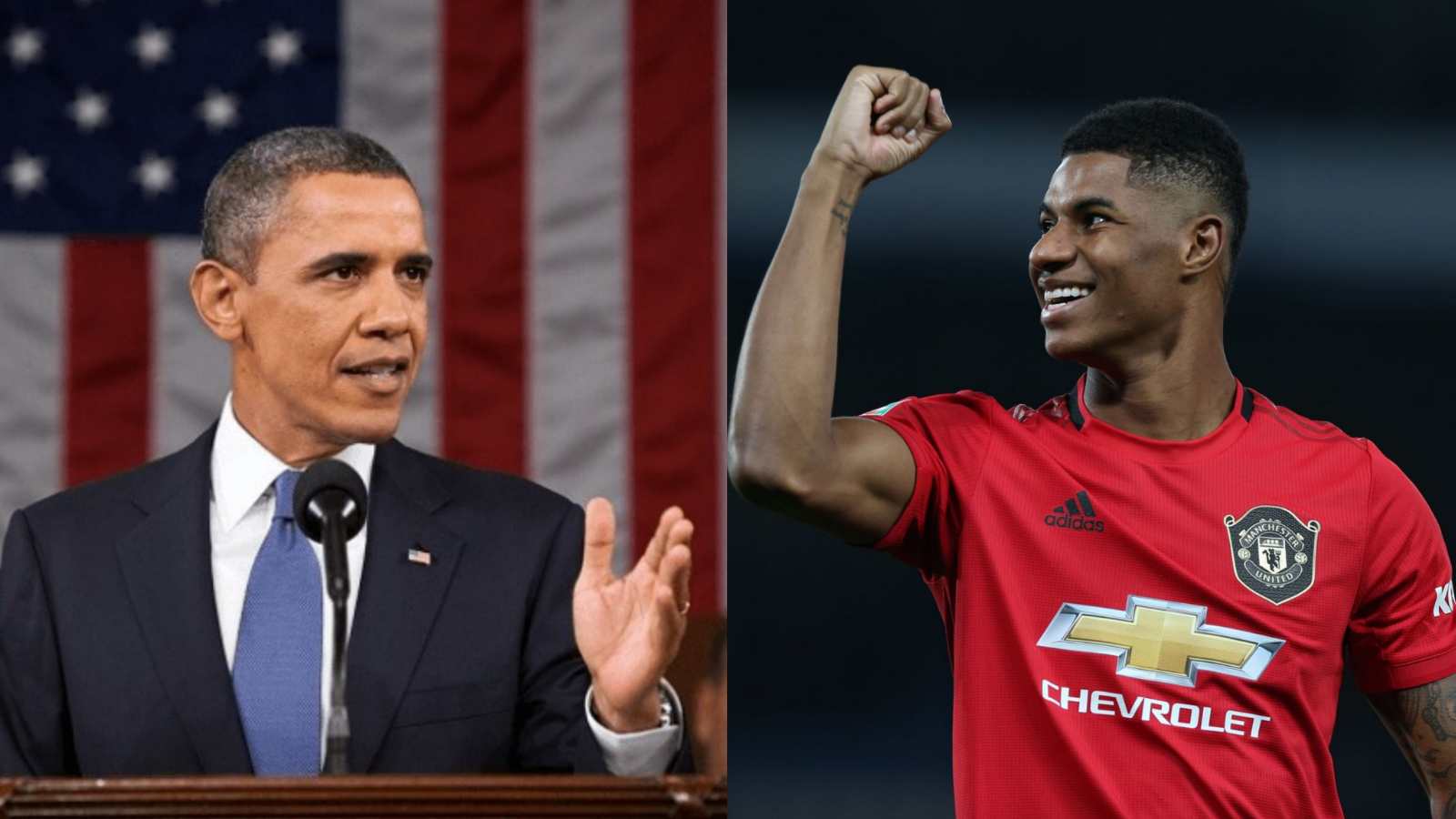 Marcus Rashford earns praise from Former American President Barack Obama in a surreal Zoom Meeting