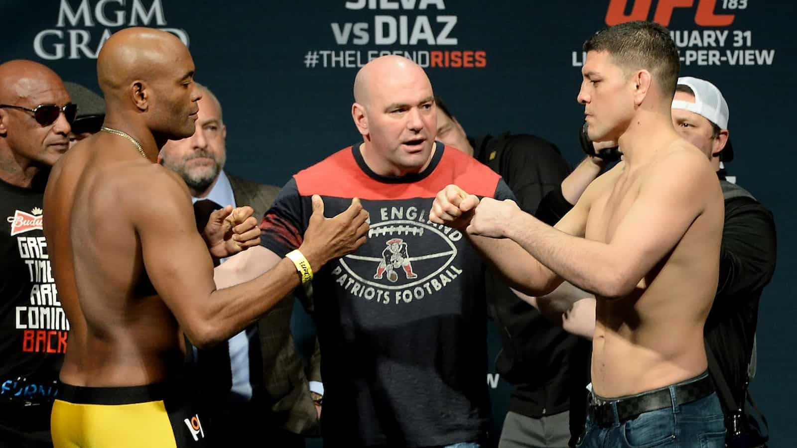 Why was Anderson Silva vs Nick Diaz a no contest?