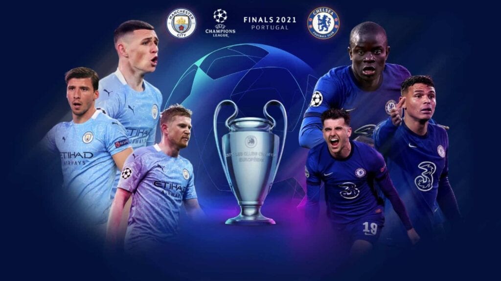 Chelsea take on Manchester City in the Champions League finals on Sunday