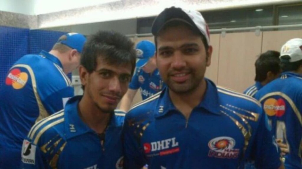 Yuzvendra Chahal and Rohit Sharma