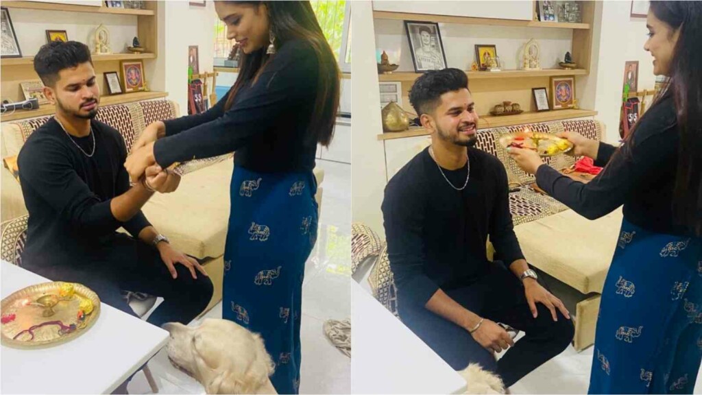 Shreyas Iyer with his sister