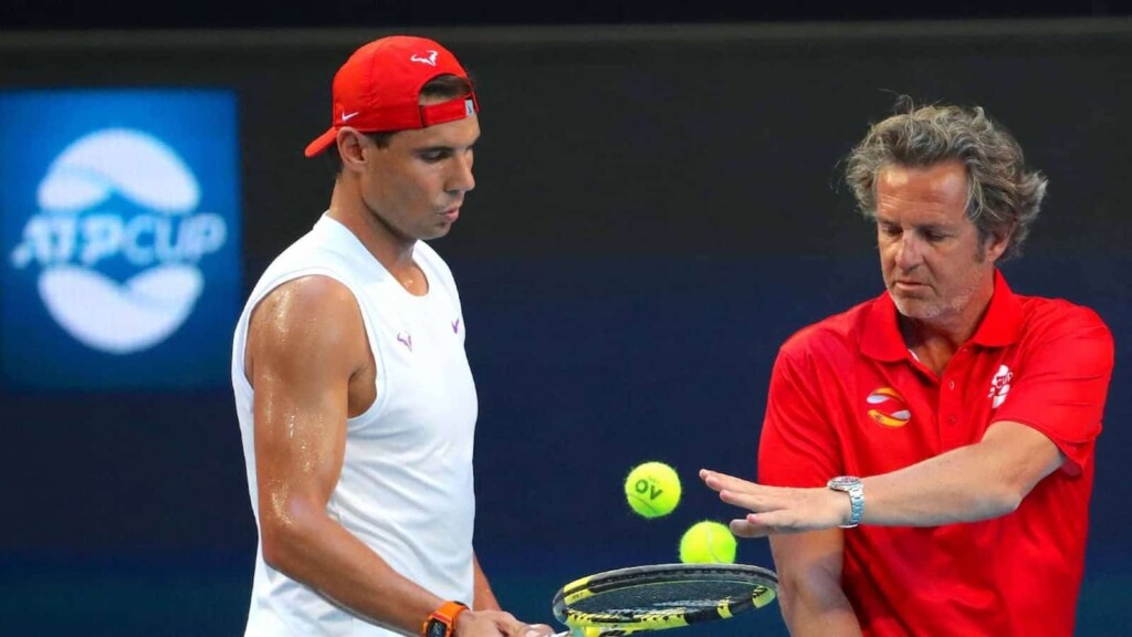 Rafael Nadal and Coach Francisco Roig