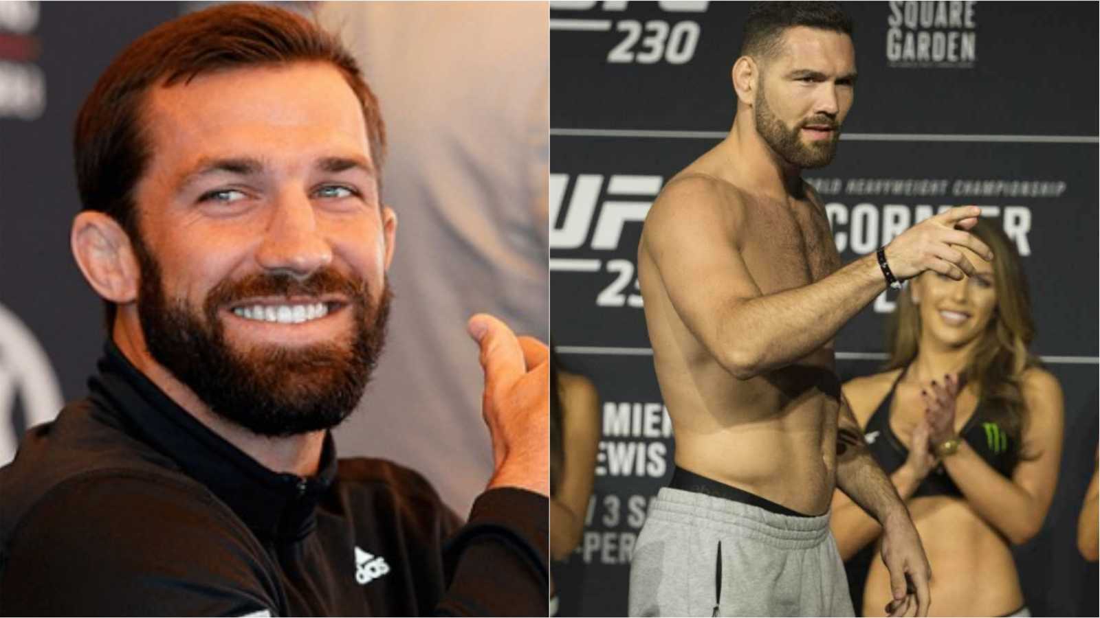 “I don’t know what it is like to have those little feminine shins,” Luke Rockhold insults Chris Weidman for having weak legs