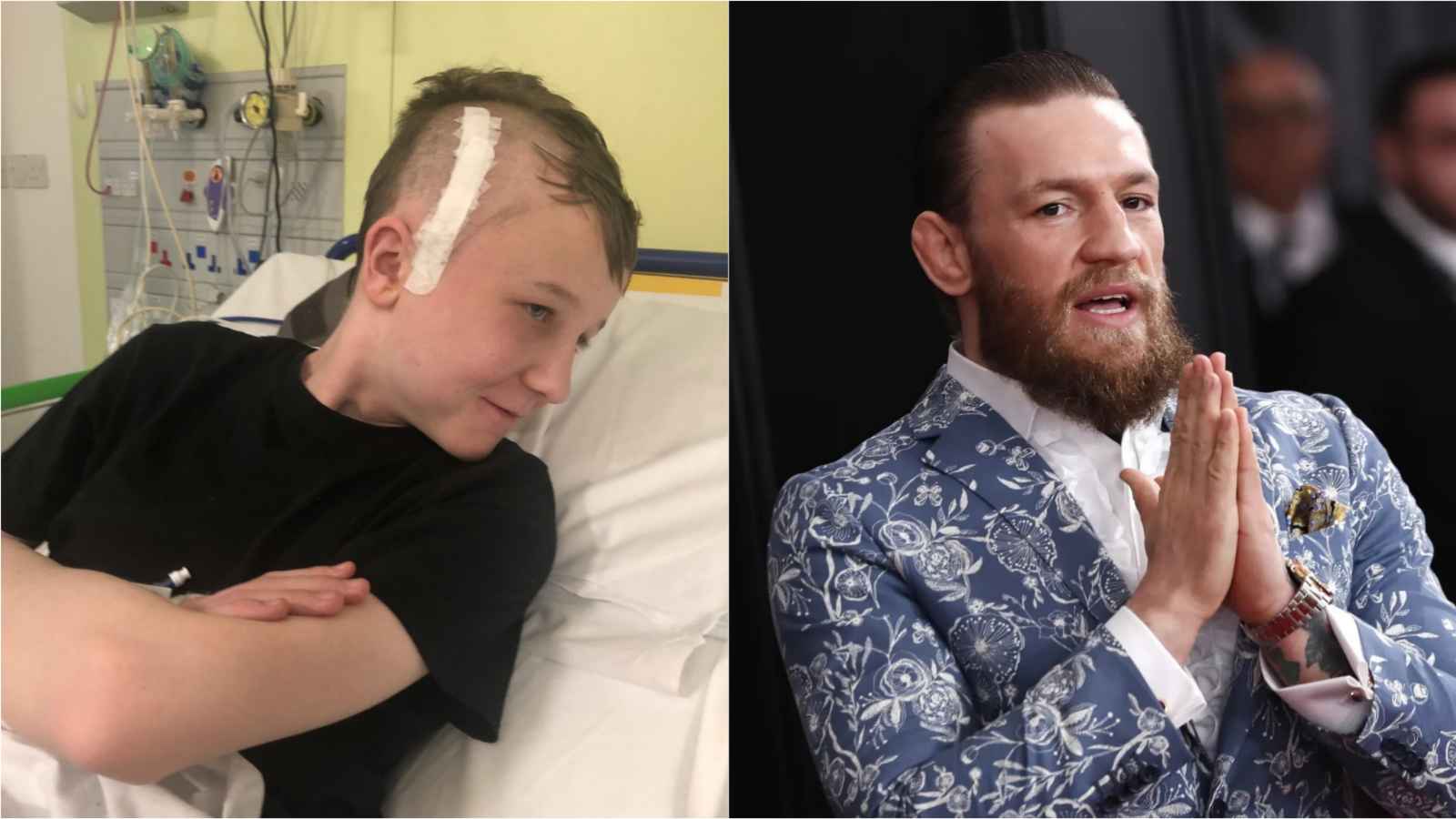 ‘What’s up Luca my man…Stay strong young brother’ – Conor McGregor sends his best wishes for ailing fan Luca